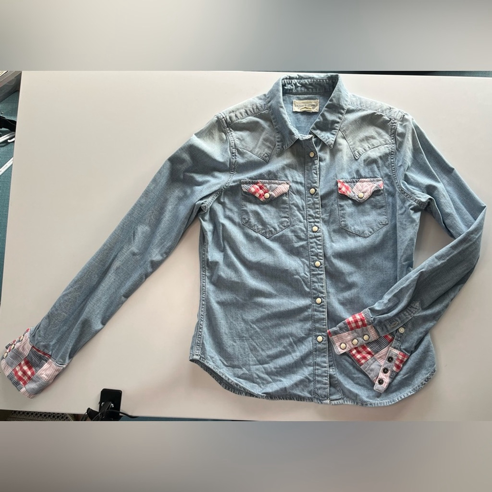 Denim and Supply Ralph Lauren Blue Button Down Shirt - Picture 4 of 11